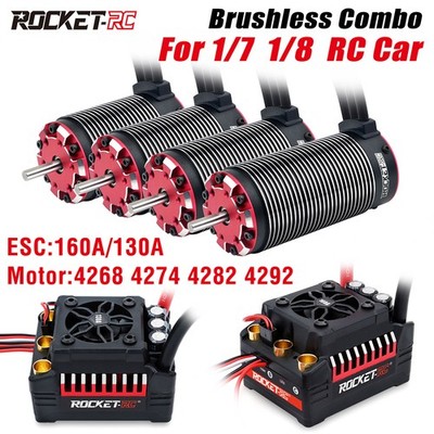 Surpass Hobby Rocket-RC Brushless Motor ESC Combo for 1/8 1/7 RC Car Wltoys HSP