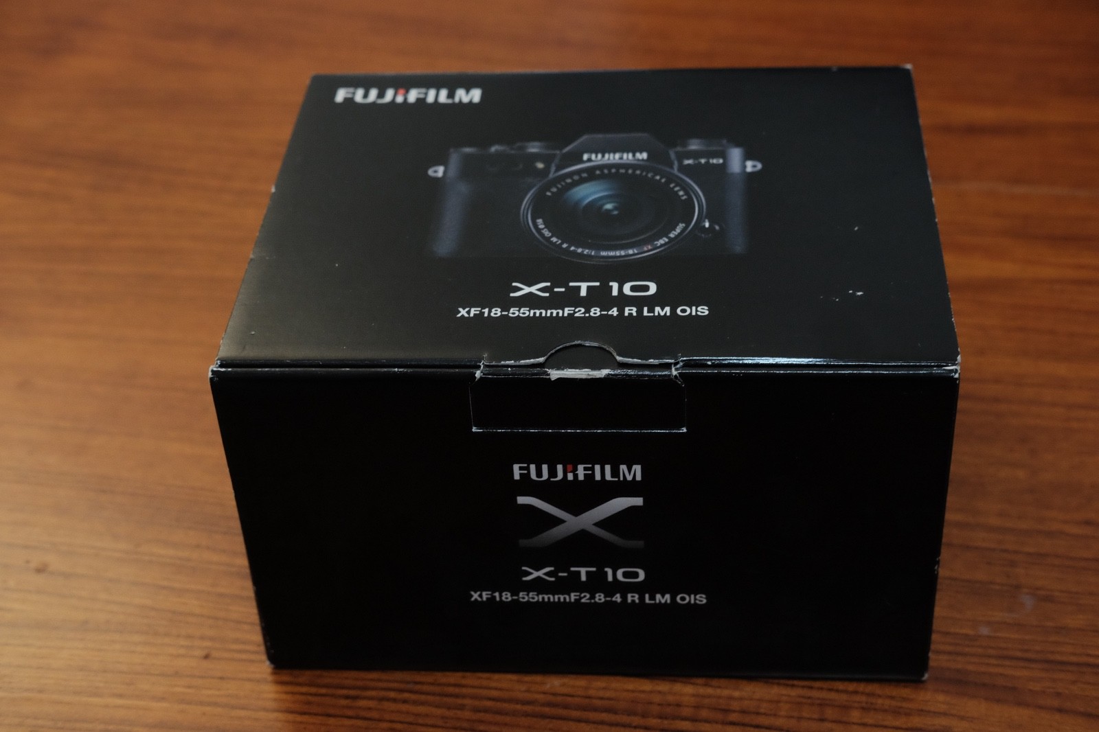 Fujifilm X-T10 scatola vuota originale + manuale + CD - SOLO BOX