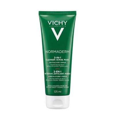 Vichy Normaderm 3-in-1 Cleanser Scrub Mask 125 ml