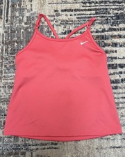 NWOT Nike Big Girl's racer back Tankini Tank Top Athletic Swim LARGE