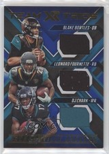 2018 Panini XR Team Trios Materials Blue 32/49 DJ Chark Blake Bortles Jr o1h
