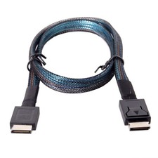 1Pack OCuLink PCI-E SFF-8611 4i to OCuLink SFF-8611 SSD Data Active Cable 50cm v