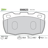 Valeo 598623 Bremsbelagsatz FüR Land Rover Defender 110 127 L316 Ldh