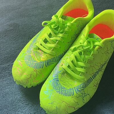 PUMA FUTURE Neon Green Track Spike Shoes w/ Metal Spikes, Suitable for Track