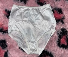 VTG deadstock Adonna by JC Penney silky white high-waisted nylon briefs 5 NWOT