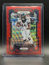 2023 Prizm Courtland Sutton Red Wave /149 Broncos!!