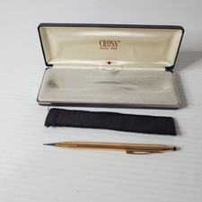 Cross Classic 1/20 14kt Gold Filled Pencil With Case Vintage Made In USA