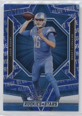 2023 Panini Rookies & Stars True Blue 36/49 Jared Goff #34 1fb1