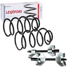 2x LESJÖFORS 4092560 Fahrwerksfeder Vorne + Federspanner für TOYOTA AVENSIS