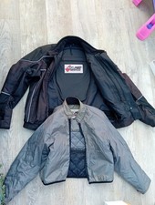 FRANK THOMAS Mens Waterproof Motorbike Motorcycle Jacket Size M