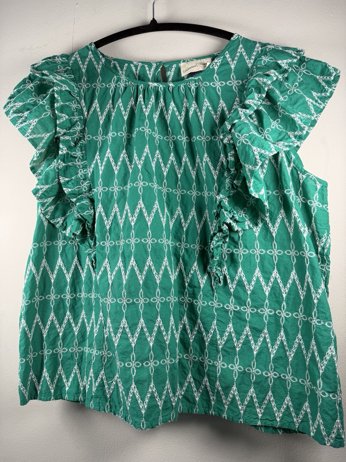 UNIVERSAL THREAD  Embroidered XXL Flutter Sleeve … - image 5