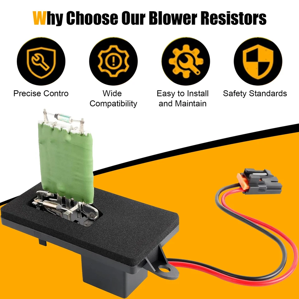 Blower Motor Resistor 2003-2006 for Chevrolet Chevy Avalanche Silverado1500 2500 Foto 3 de 4