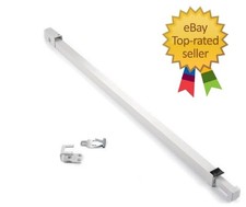Sliding Door Security Bar with Childproof Lock Adjustable for Patio Doors and