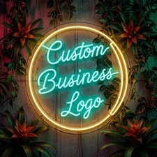 Custom Logo Neon Sign Personalized Business LED Light Office Wall Decor Sign