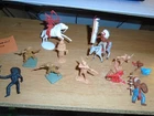 VINTAGE TOY INDAN FIGURE MIX LOT