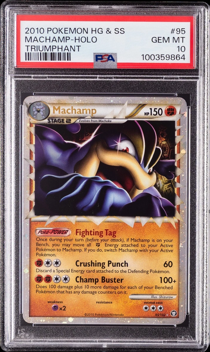 Machamp Pokémon TCG Triumphant Collectible Individual Card Games