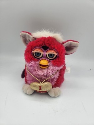 Vintage FURBY VALENTINE S DAY Pink ''I Love You''Special Edition 1999 Works Great
