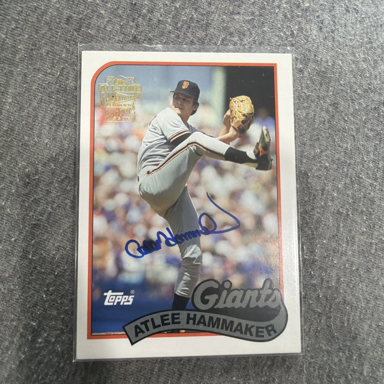 2005 Topps All-Time Fan Favorites - Autographs Atlee Hammaker #FFA-AH (AU)