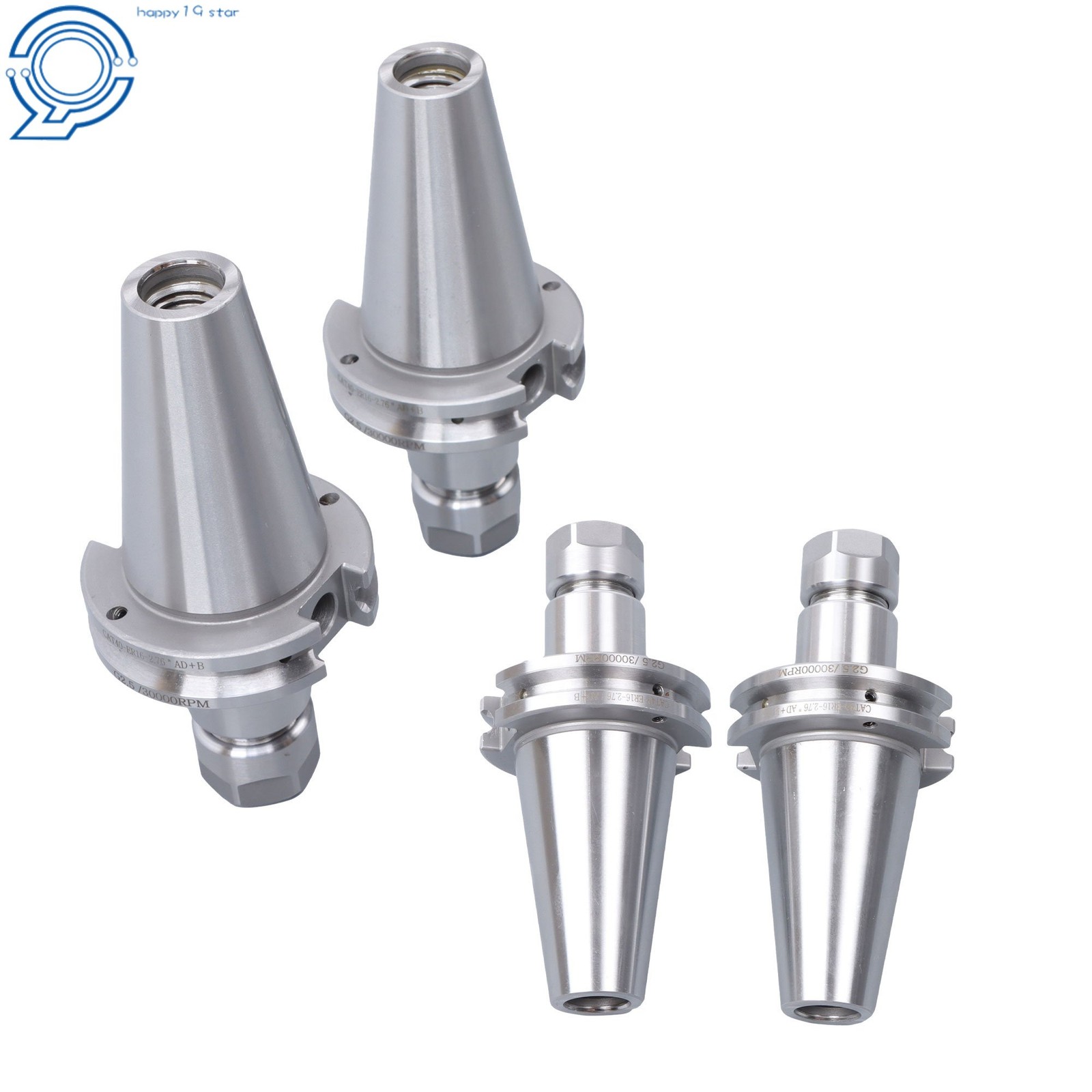 Balanced CAT40 ER16 Holders 4Pcs Set 2×2.76" 2×4" 20K RPM thumbnail 6