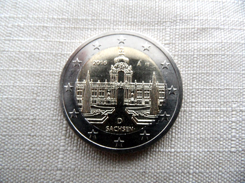 2 Euro Gedenkmünze Deutschland 2016 Sachsen Zwinger st - unz oder Zirkuliert vz - Bild 2 von 29