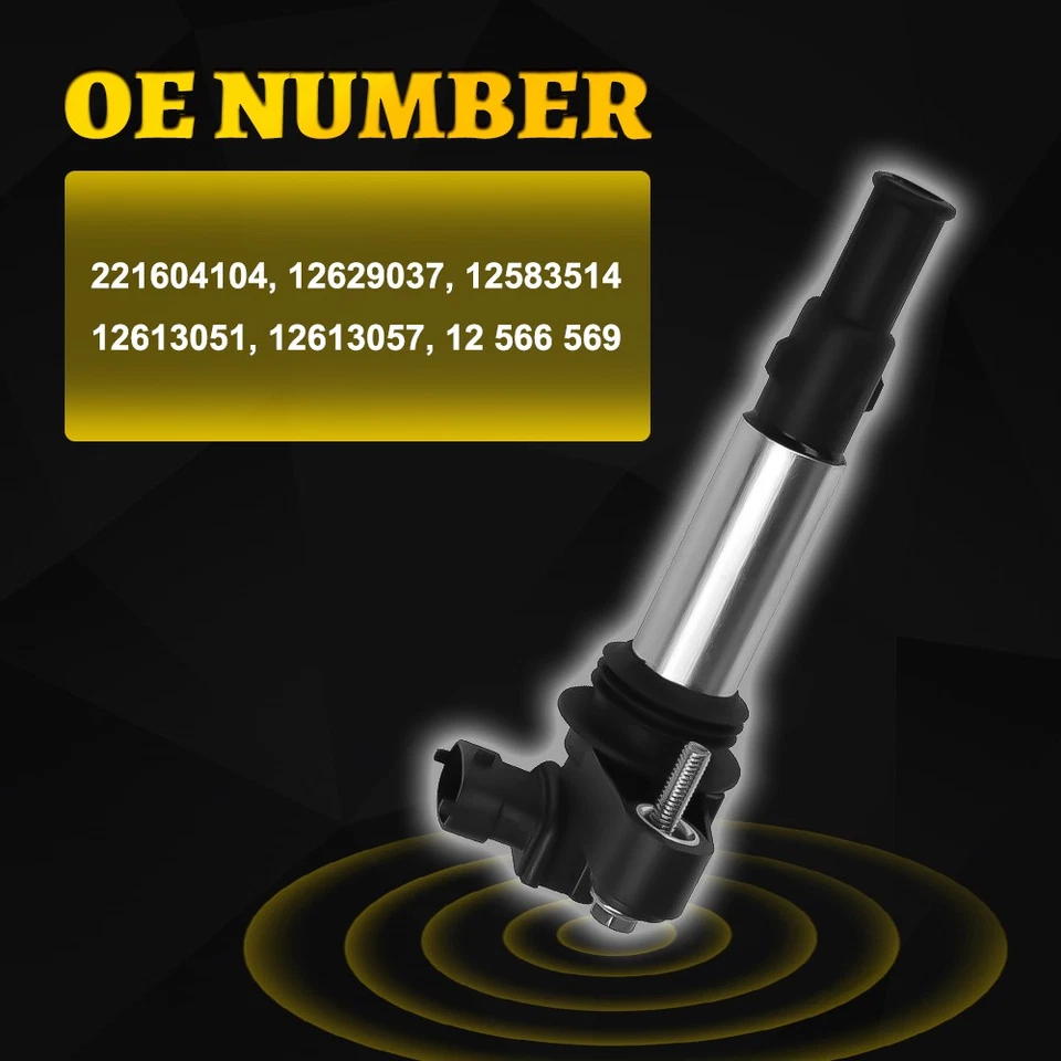 For Holden Adventra VZ 3.6L 6x Ignition Coil Spark Plug Set - image 3 of 4