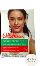 Sally Hansen Bleach Cream for Face  Body Extra Strength Cream Hair Bleach New