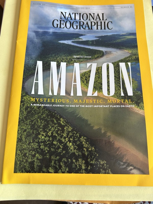 NATIONAL GEOGRAPHIC Special Issue AMAZON Travelogue OCTOBER 2024 Magazine Book