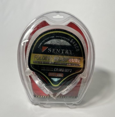 NEW Sentry 648CD Professional Series Stereo Headphones Clear Prison Issue NOS
