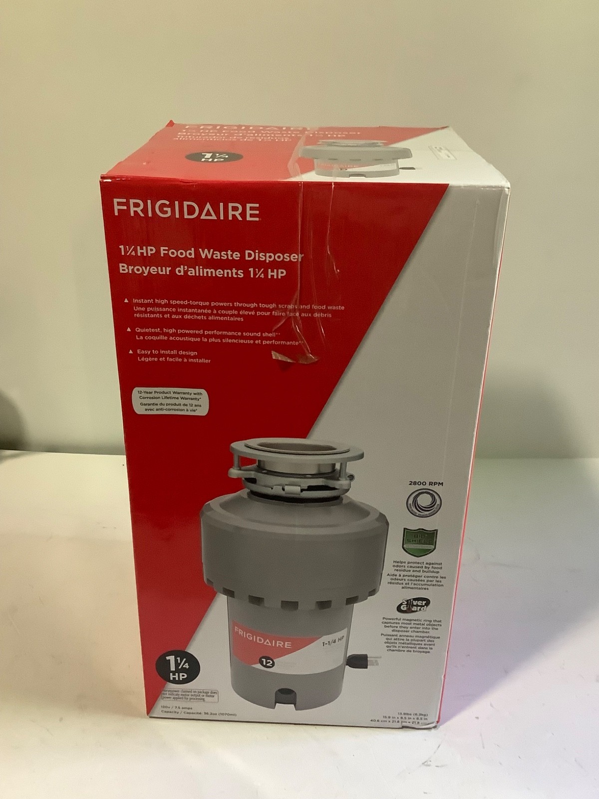 Frigidaire 1.25 HP Corded Garbage Disposal FF13DISPC1