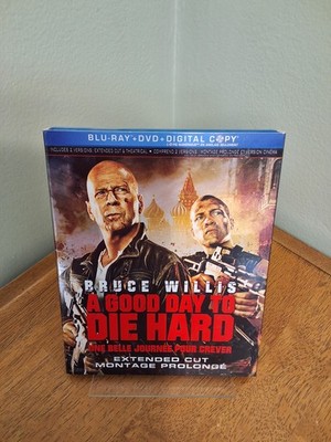 A Good Day To Die Hard Blu-Ray + DVD + Digital Copy (2013) With Slip Cover