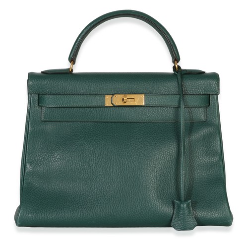 Hermès Vert Anglais Ardennes Kelly 28 GHW