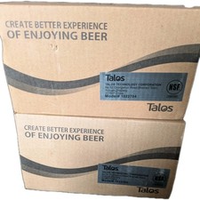 (2) Coupleurs de fût de bière Talos en acier inoxydable 1022704 NEUF