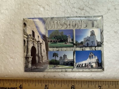 San Antonio Texas Missions Fridge Magnet