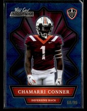 2021 Wild Card Alumination NIL #ANBC-11 Chamarri Conner Blue #/99 card