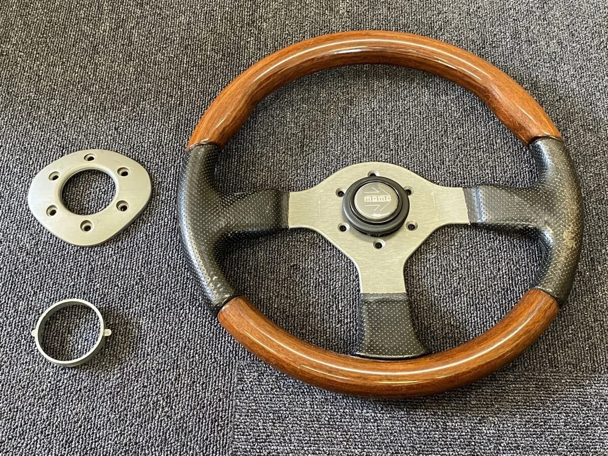 Wooden Momo Car & Truck Steering Steering Wheels Buttons for sale