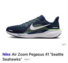 Nike Air Zoom Pegasus 41 Seattle Seahawks Men's Low Top Running Sneakers