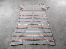 Madewell Dress Womens Small Blue Striped Short Sleeve T-Shirt Casual Crew Neck