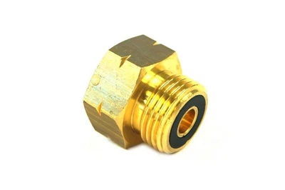 DREHMEISTER Gas Entnahmestutzen Nr. 4 auf deutschen Druckregler Gasregler Gasflasche