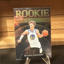 Panini Select 2023-24 Brandin Podziemski #19 Warriors Rookie Revolution Basketb…