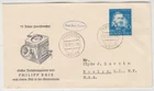 GERMANY 1952 75th ANNIVERSARY GERMAN TELEPHONE SERVICE official illustrated FDC