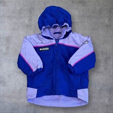 Vintage Columbia Kids Purple Tectonite Fleece Lined Winter Jacket/ Sz: 2T