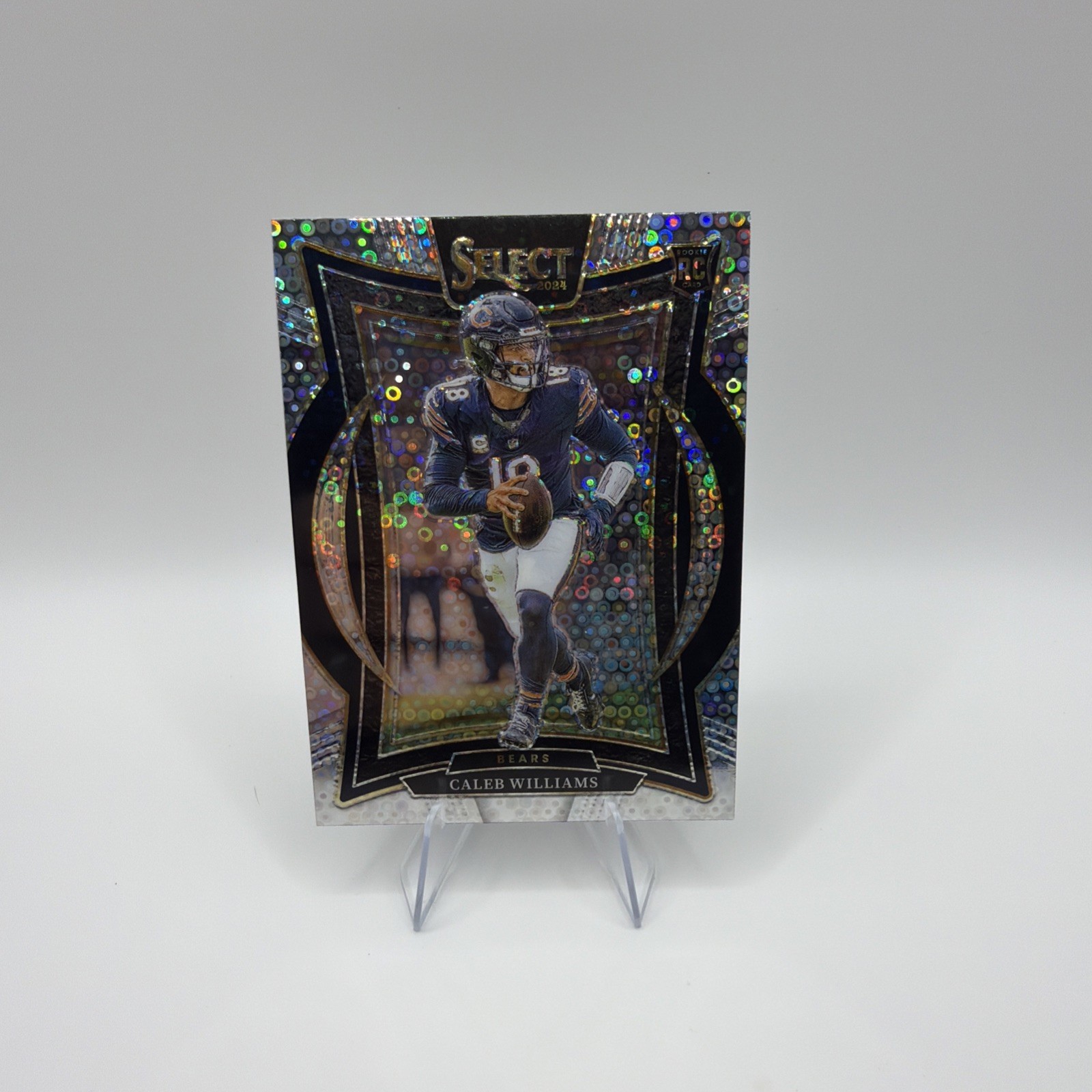 2024 Panini Select - Caleb Williams #25 H2 Disco No Huddle RC Concourse - Bears