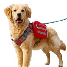 x Jumahe Dog Hiking Backpack for Large/Giant Dogs   2 Spacious Side Bags,