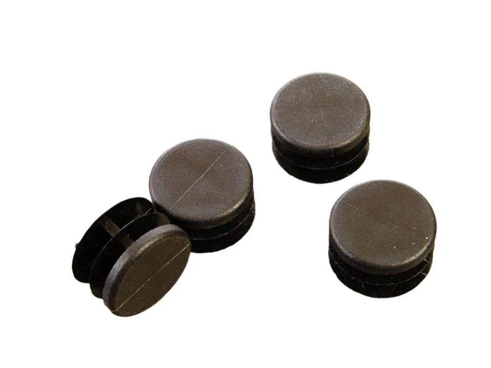 (4 PACK) 1" Round Tubing Plug fits .844"-.944" Tube - CAPLUGS #CCF-1-14-20