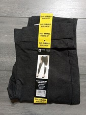 Anne Klein Pants Womens Small Charcoal Heather Slimming Tummy Control Ponte
