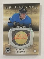 2018-19 Upper Deck The Cup NIKOLAJ EHLERS Brillance On Card Autograph B-NE