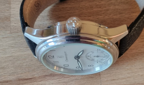 Chronosport-Helmut Sinn, Marineuhr CS-90.01,Unitas 6398,Inkl. Original Rechnung - Bild 3 von 10