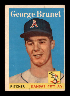 1958 Topps #139 George Brunet RC VG/VGEX X2656573