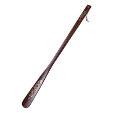 Long Shoe Horn Shoe Spoon Shoe Dressing Aid Boot Horn Extended Wooden Shoe Horn
