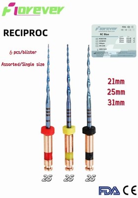 18PCS 60pcs  Reciproc endo files  NiTi rotary root canal endodontic
